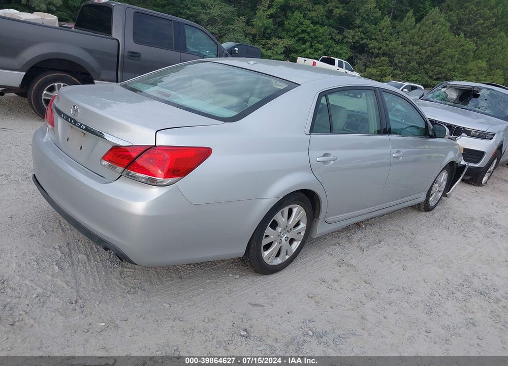 2011 TOYOTA AVALON VIN: 4T1BK3DB0BU397667
