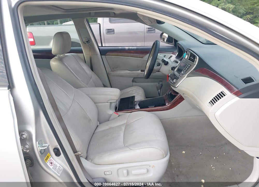 2011 TOYOTA AVALON VIN: 4T1BK3DB0BU397667