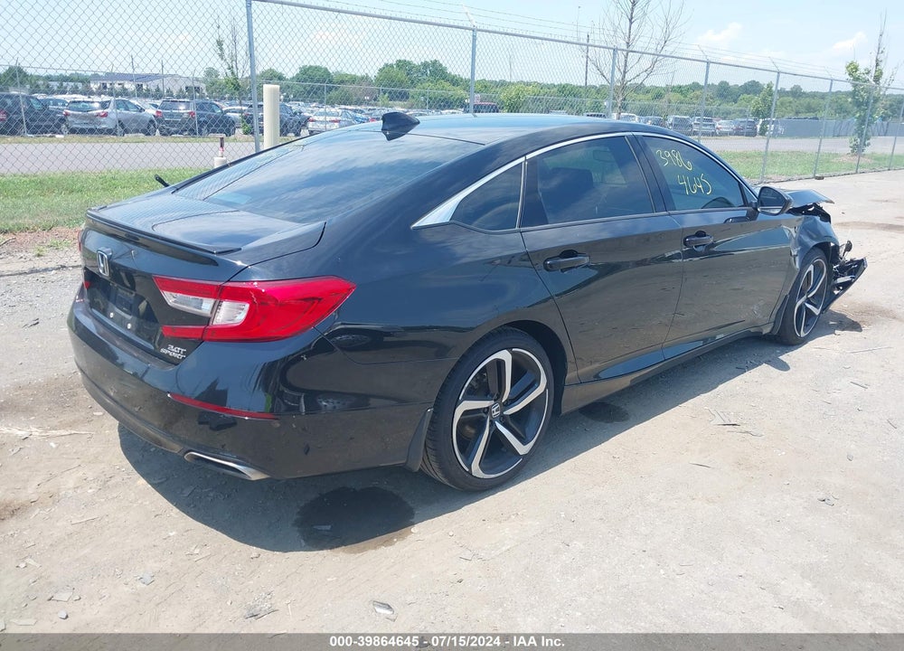 2018 HONDA ACCORD SPORT 2.0T VIN: 1HGCV2E31JA022194
