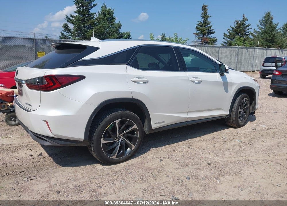 2018 LEXUS RX 450H VIN: 2T2BGMCA2JC027297