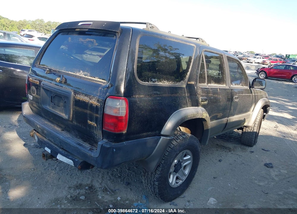 1999 TOYOTA 4RUNNER LIMITED V6 VIN: JT3HN87R1X0213044