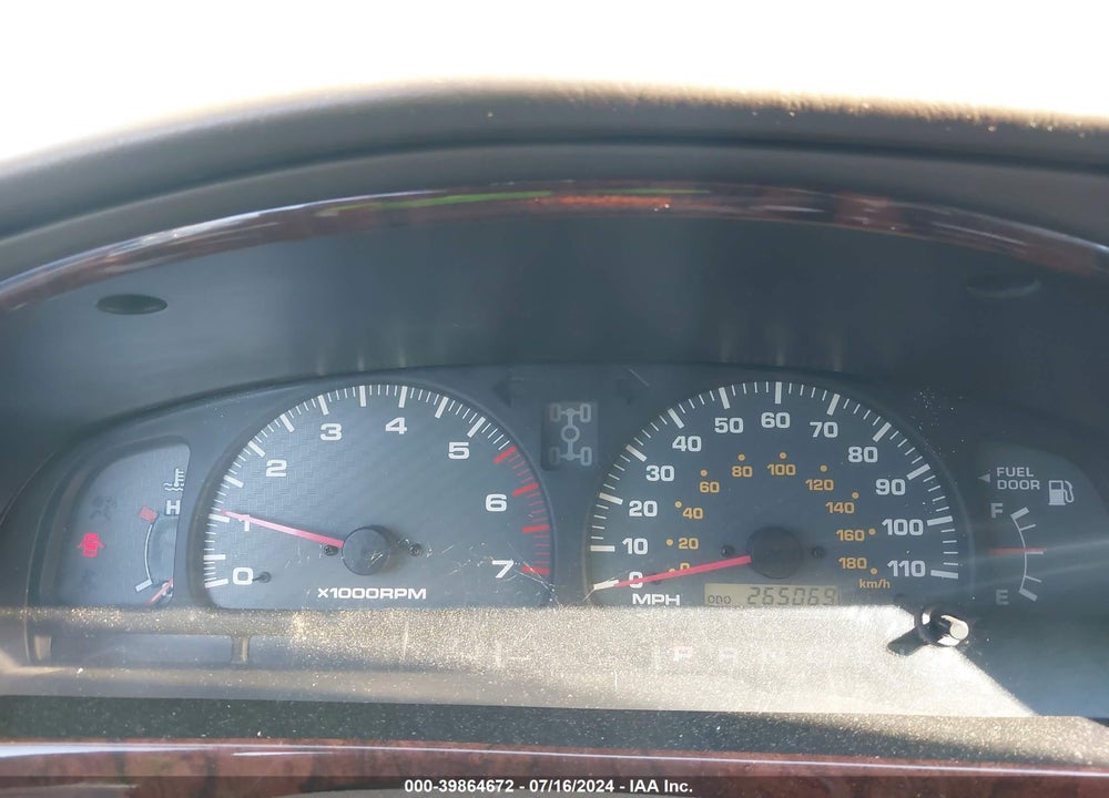 1999 TOYOTA 4RUNNER LIMITED V6 VIN: JT3HN87R1X0213044