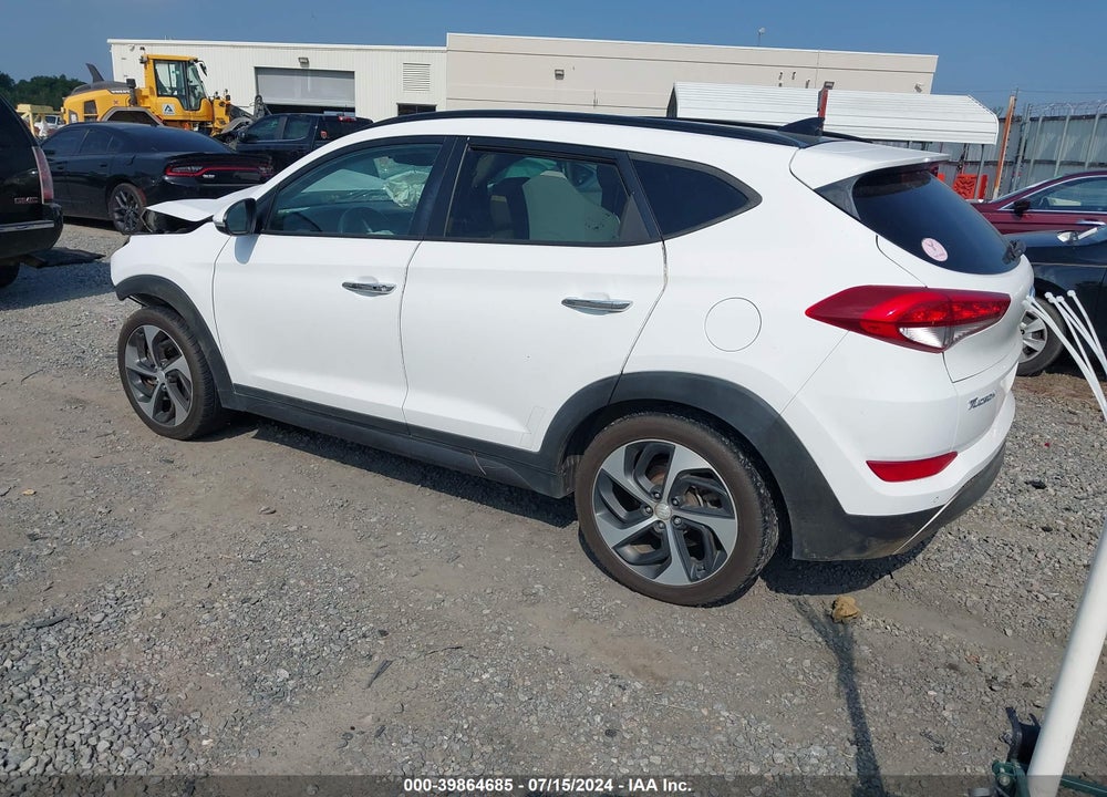 2016 HYUNDAI TUCSON LIMITED VIN: KM8J33A29GU059222