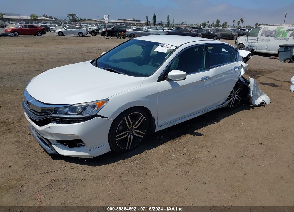 2016 HONDA ACCORD SPORT VIN: 1HGCR2F58GA186457
