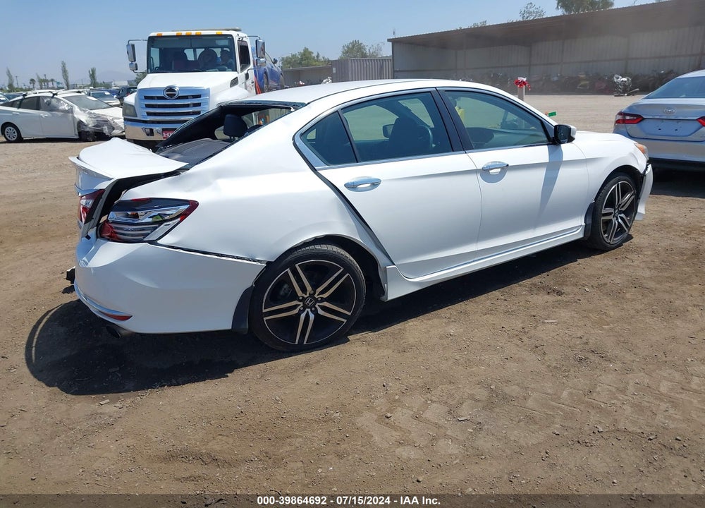 2016 HONDA ACCORD SPORT VIN: 1HGCR2F58GA186457
