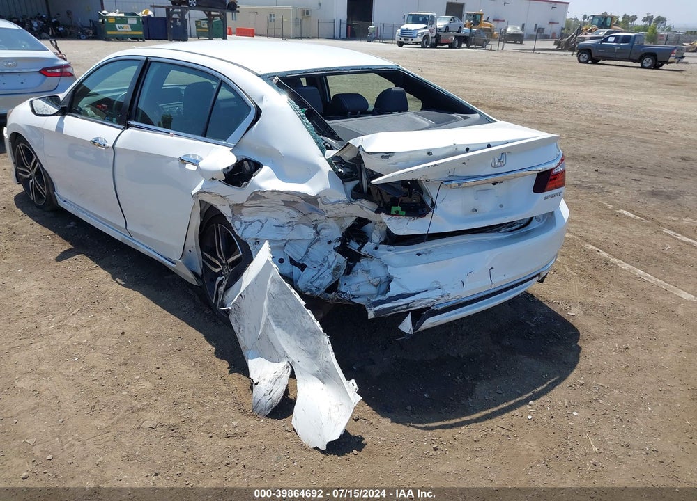 2016 HONDA ACCORD SPORT VIN: 1HGCR2F58GA186457