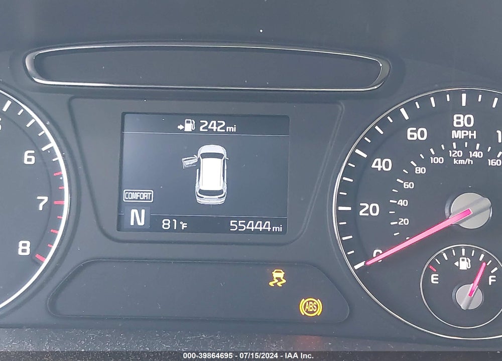 2020 KIA SORENTO 2.4L L VIN: 5XYPG4A39LG664709