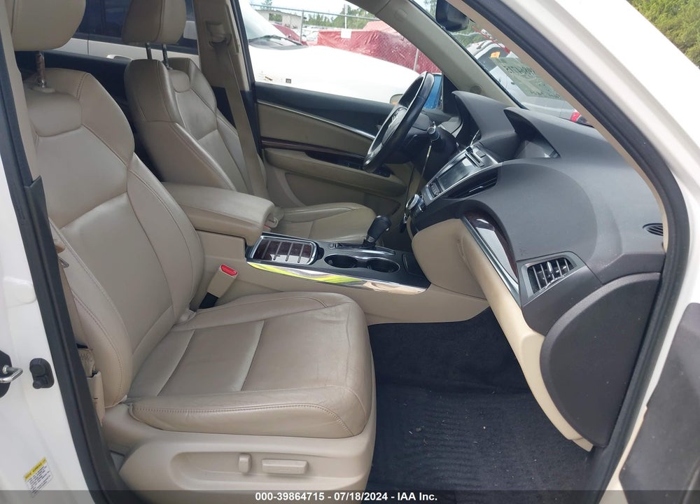 2014 ACURA MDX TECHNOLOGY PACKAGE VIN: 5FRYD3H40EB005450
