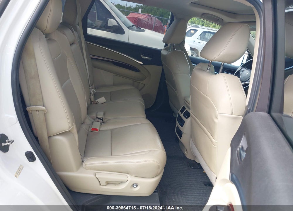 2014 ACURA MDX TECHNOLOGY PACKAGE VIN: 5FRYD3H40EB005450
