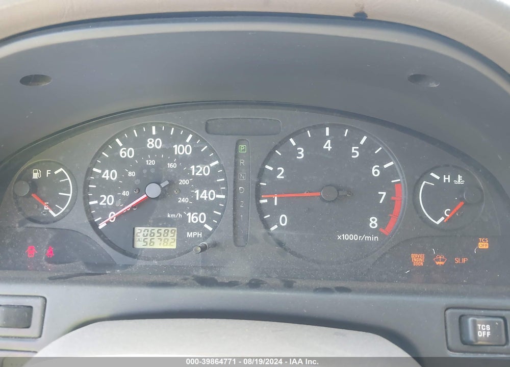 2000 NISSAN MAXIMA GLE/GXE/SE VIN: JN1CA31A7YT214287