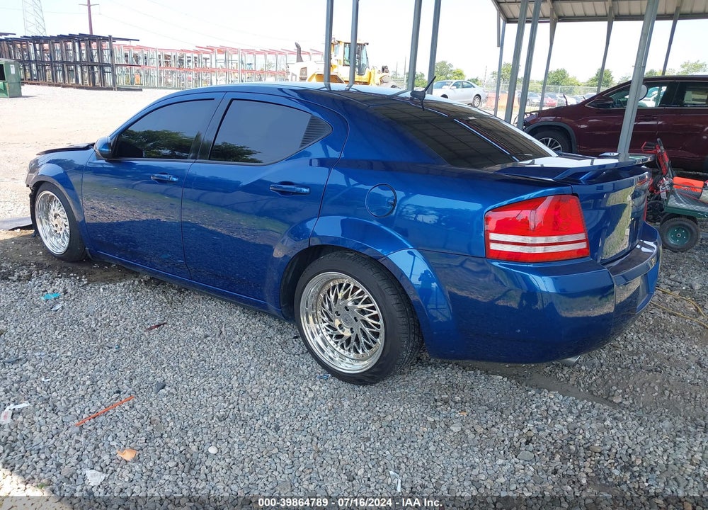 2009 DODGE AVENGER R/T VIN: 1B3LC56V09N568934