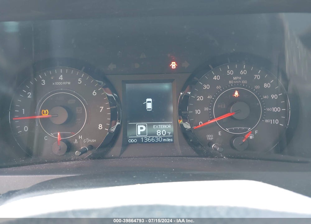 2015 TOYOTA SIENNA LE 8 PASSENGER VIN: 5TDKK3DC6FS549832