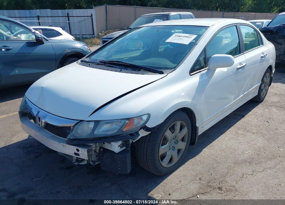 2011 HONDA CIVIC LX VIN: 19XFA1F58BE042006