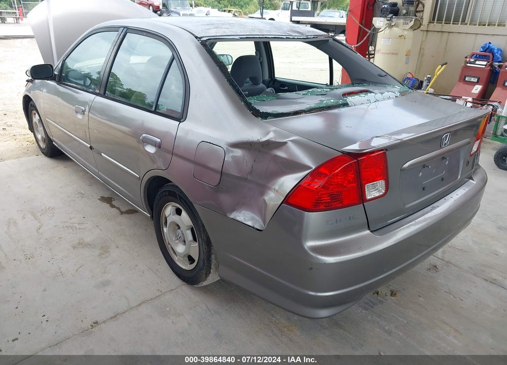 2005 HONDA CIVIC HYBRID VIN: JHMES96625S020857