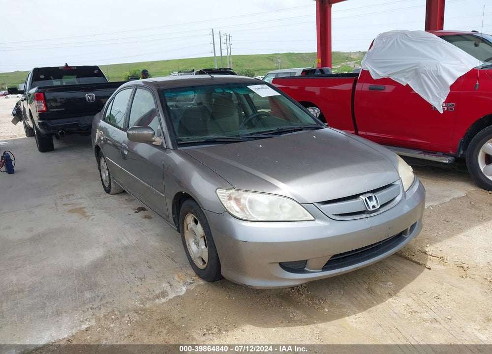 2005 HONDA CIVIC HYBRID VIN: JHMES96625S020857