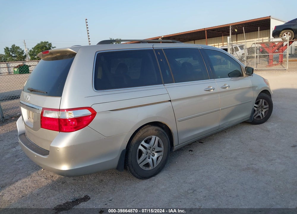 2007 HONDA ODYSSEY TOURING VIN: 5FNRL38887B045905