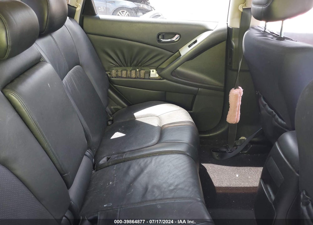 2009 NISSAN MURANO SL VIN: JN8AZ18W89W128588