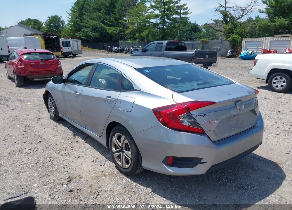 2017 HONDA CIVIC LX VIN: 19XFC2F66HE219962