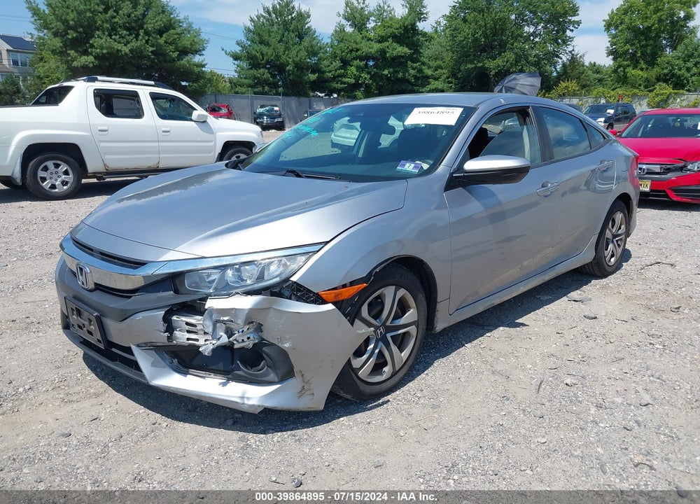 2017 HONDA CIVIC LX VIN: 19XFC2F66HE219962