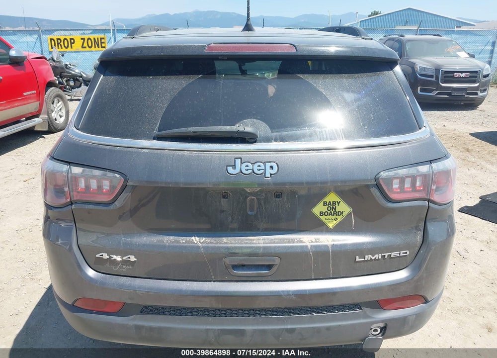 2019 JEEP COMPASS LIMITED 4X4 VIN: 3C4NJDCB3KT748206