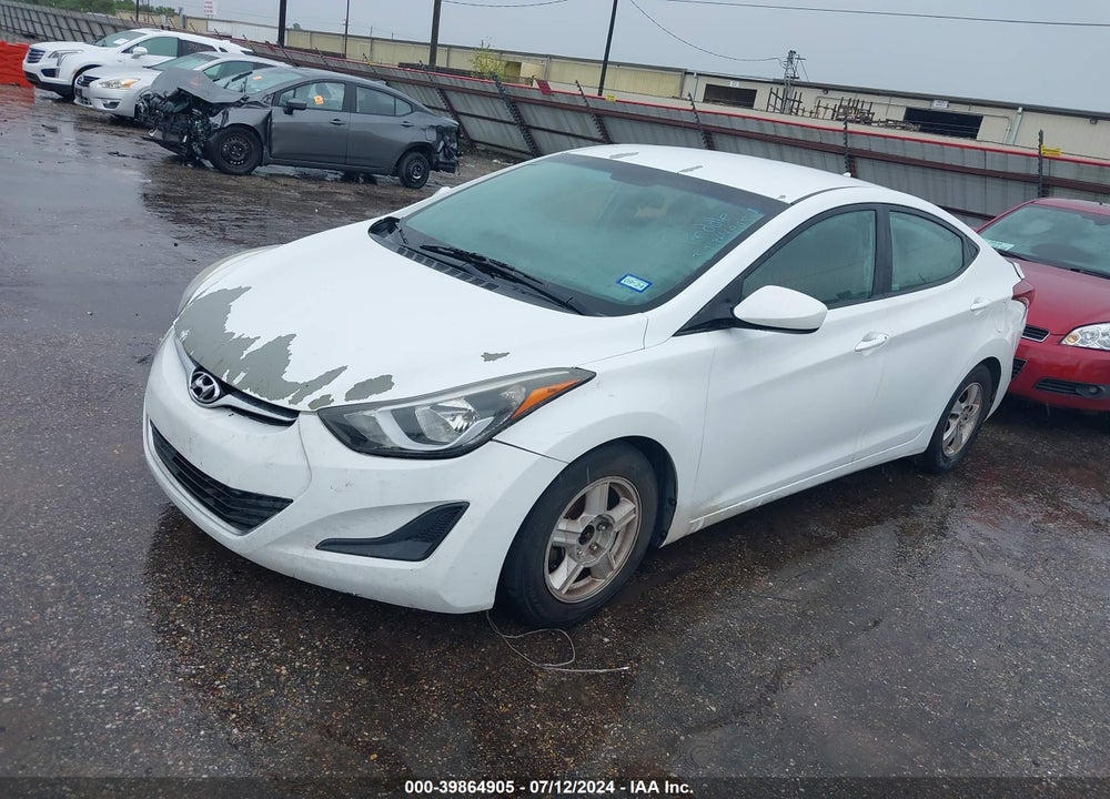 2015 HYUNDAI ELANTRA SE VIN: 5NPDH4AE7FH634249