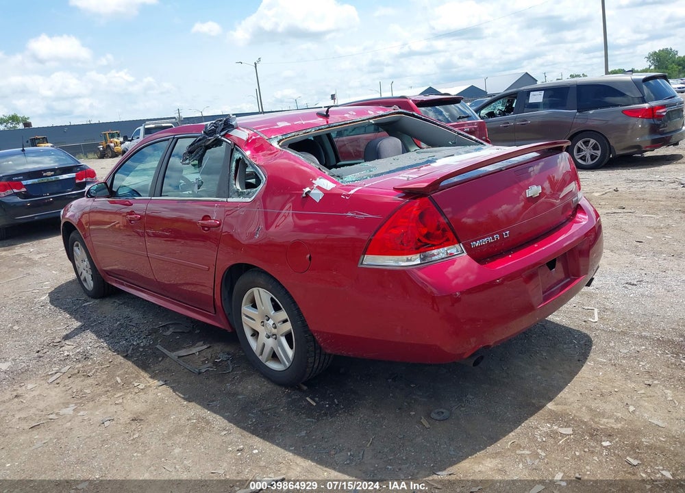 2013 CHEVROLET IMPALA LT VIN: 2G1WB5E36D1134972