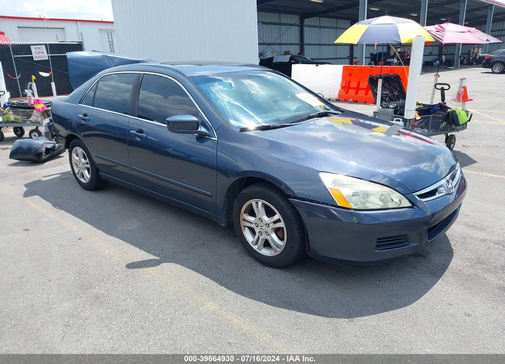 2007 HONDA ACCORD 2.4 EX VIN: 1HGCM56777A011327