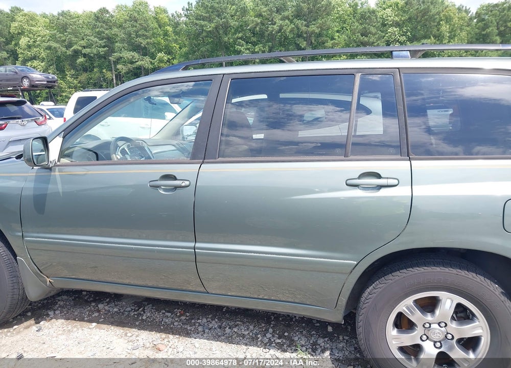 2005 TOYOTA HIGHLANDER V6 VIN: JTEGP21A950072394