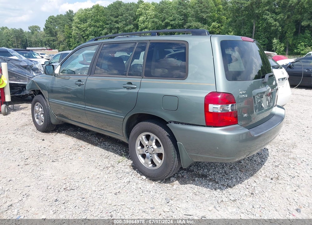 2005 TOYOTA HIGHLANDER V6 VIN: JTEGP21A950072394