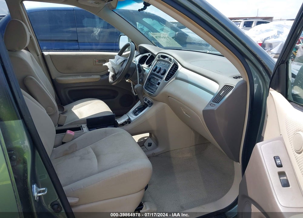 2005 TOYOTA HIGHLANDER V6 VIN: JTEGP21A950072394