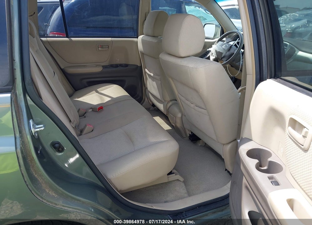 2005 TOYOTA HIGHLANDER V6 VIN: JTEGP21A950072394