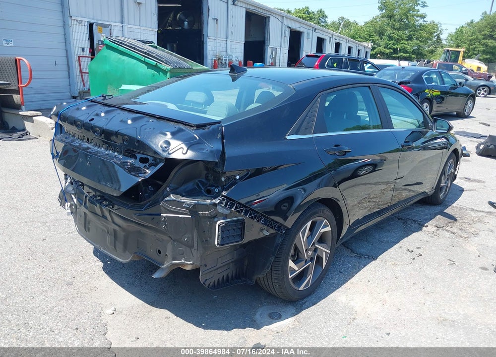 2024 HYUNDAI ELANTRA SEL VIN: KMHLS4DG5RU644648
