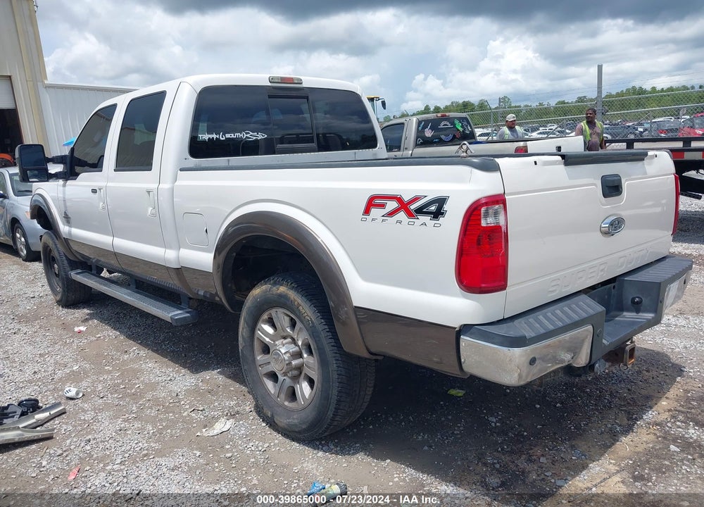 2015 FORD F-250 LARIAT VIN: 1FT7W2BT4FEA49780