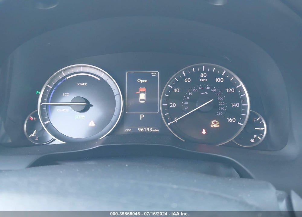 2016 LEXUS ES 300H VIN: JTHBW1GG5G2112046