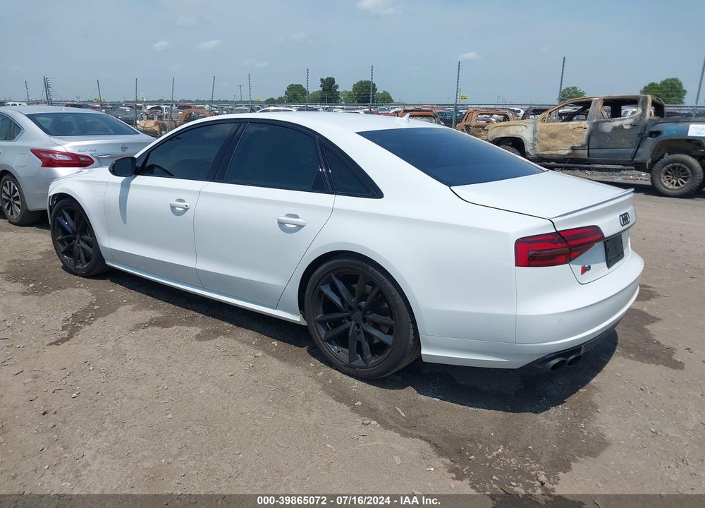 2017 AUDI S8 4.0T PLUS VIN: WUAJ5AFD9HN900564
