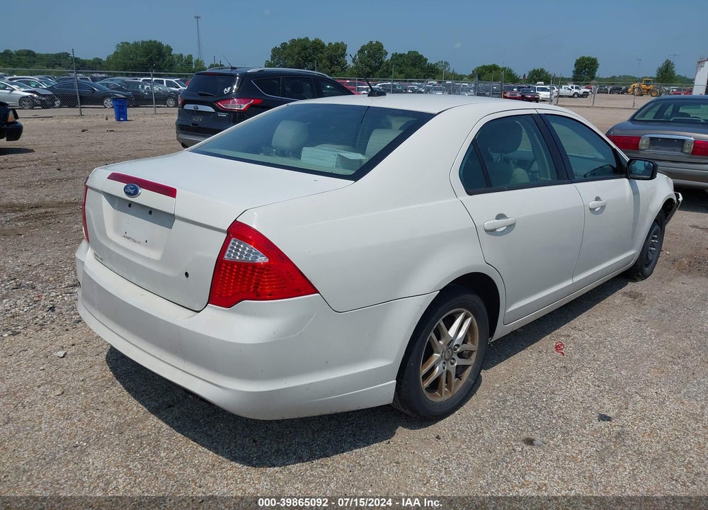 2011 FORD FUSION S VIN: 3FAHP0GAXBR239996