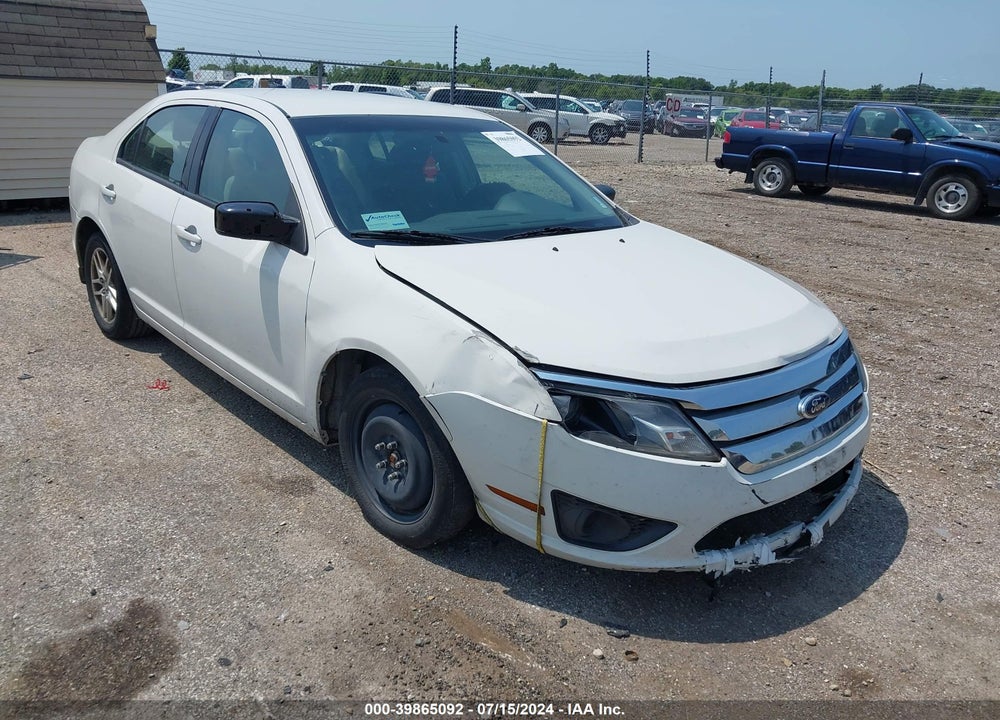 2011 FORD FUSION S VIN: 3FAHP0GAXBR239996