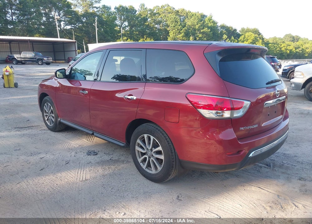 2015 NISSAN PATHFINDER S VIN: 5N1AR2MN5FC642647