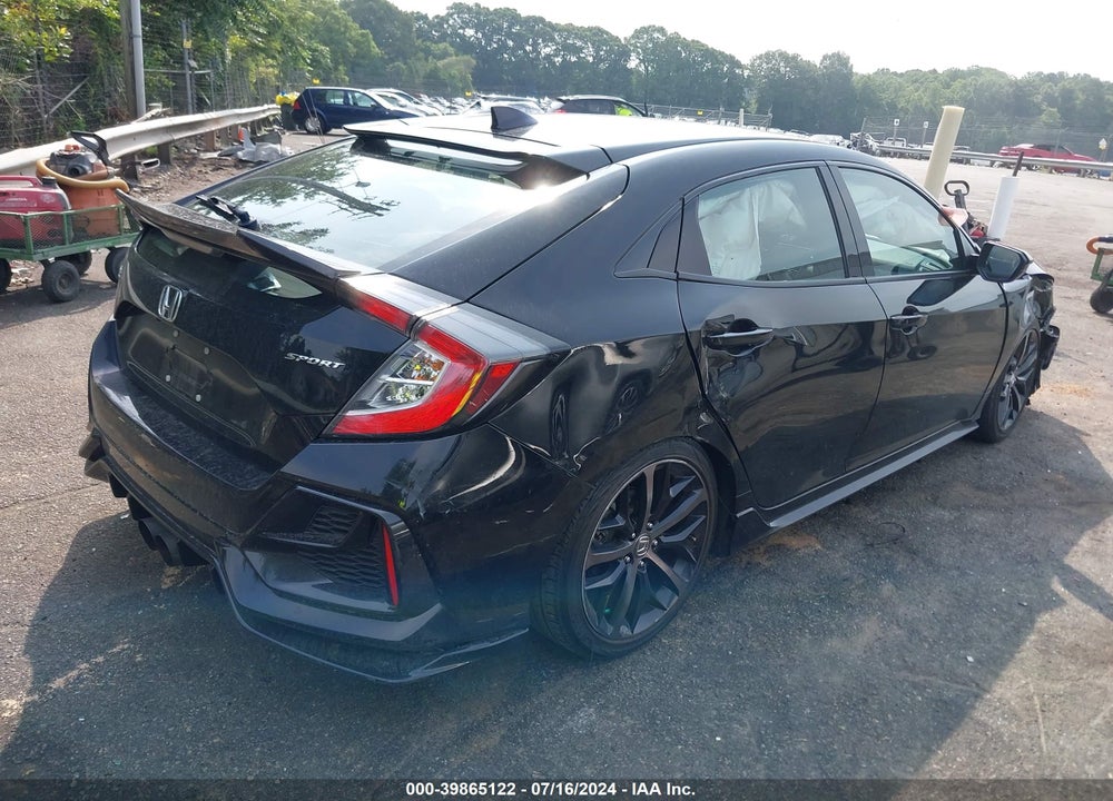 2021 HONDA CIVIC SPORT VIN: SHHFK7H41MU411126