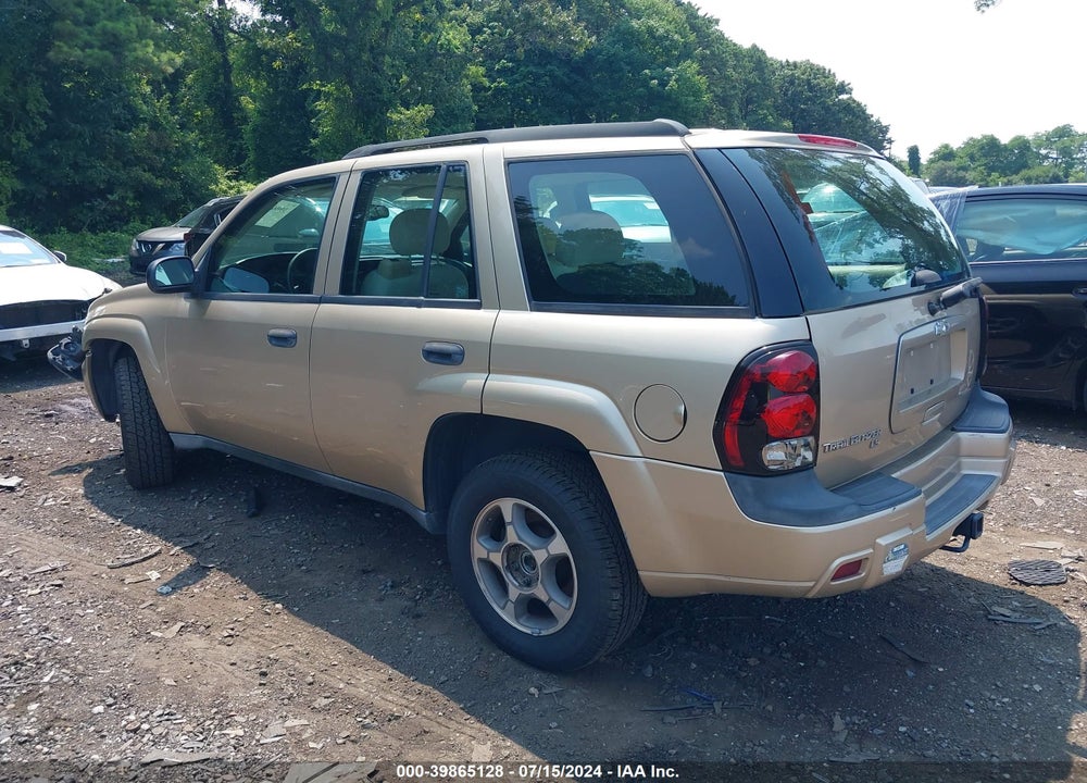 2007 CHEVROLET TRAILBLAZER LS VIN: 1GNDS13SX72266033