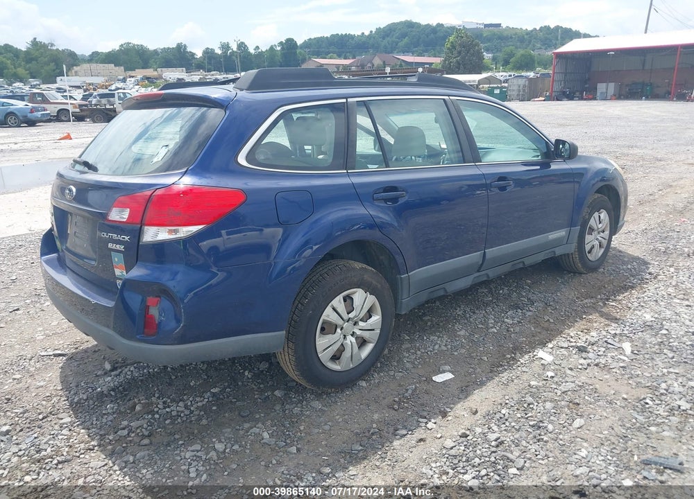 2011 SUBARU OUTBACK 2.5I VIN: 4S4BRBAC0B3399668