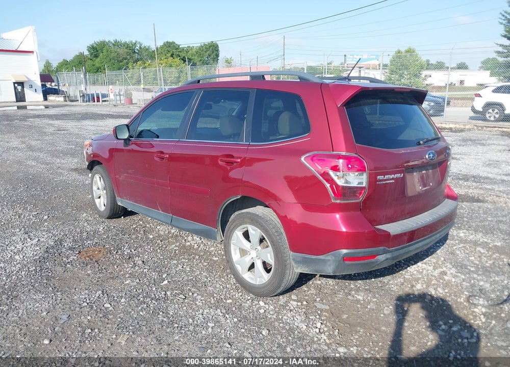 2015 SUBARU FORESTER 2.5I LIMITED VIN: JF2SJARC8FH529040