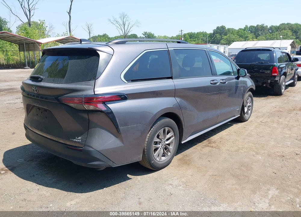 2021 TOYOTA SIENNA LE VIN: 5TDKRKEC3MS027595