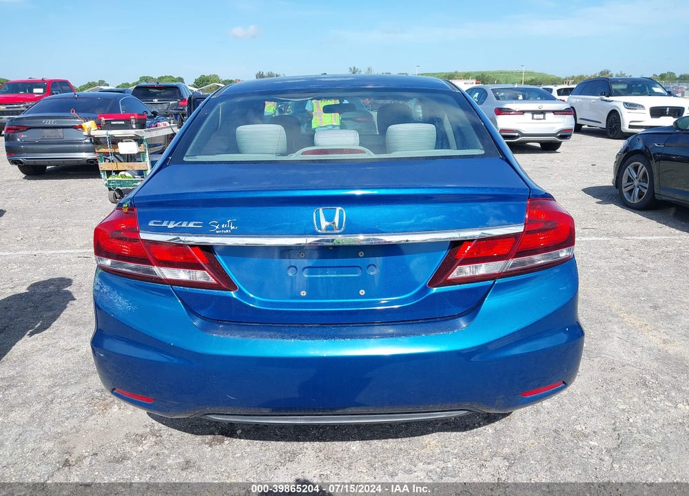 2014 HONDA CIVIC LX VIN: 19XFB2F55EE074516