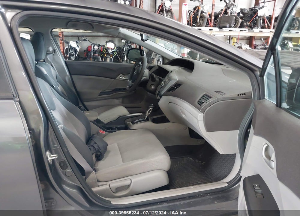 2012 HONDA CIVIC LX VIN: 19XFB2F57CE026531