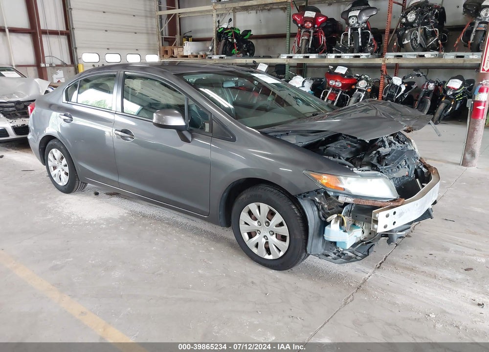 2012 HONDA CIVIC LX VIN: 19XFB2F57CE026531