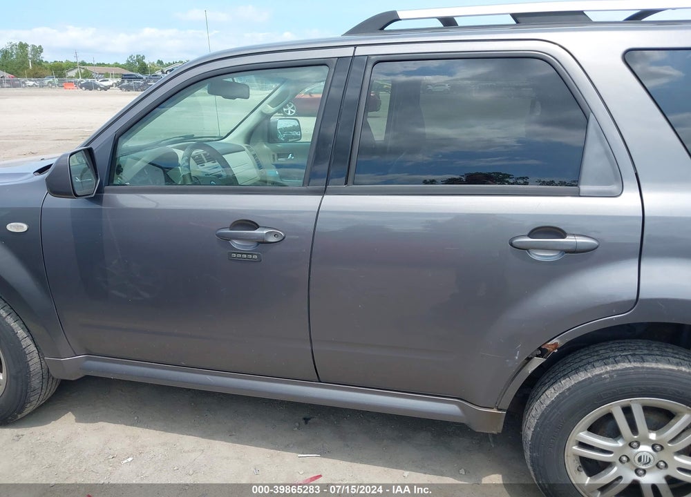 2009 MERCURY MARINER PREMIER V6 VIN: 4M2CU97G49KJ06116
