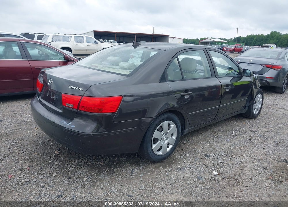 2010 HYUNDAI SONATA GLS VIN: 5NPET4AC6AH590206