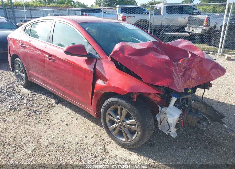 2018 HYUNDAI ELANTRA SEL VIN: 5NPD84LF1JH294238
