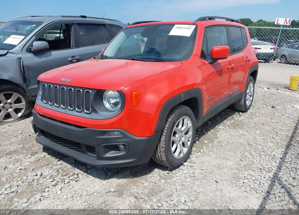 2015 JEEP RENEGADE LATITUDE VIN: ZACCJABT1FPC09029